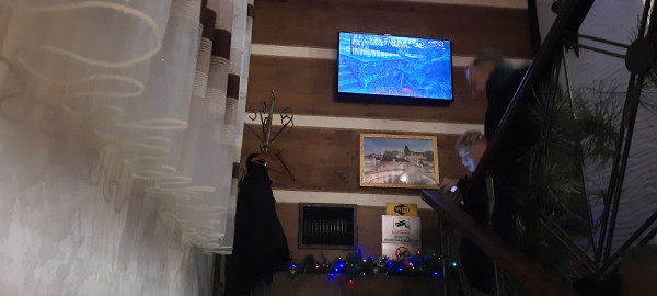 Гардероб на лестнице