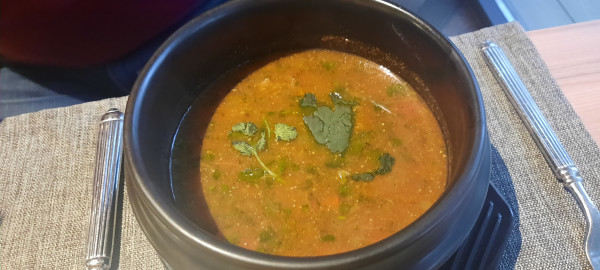 Харчо с говяжьими щечками