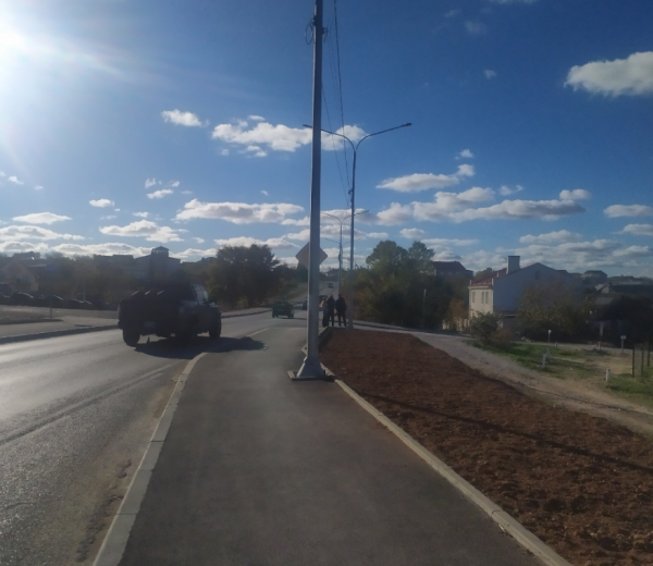 Новые дороги, пешеходные зоны, уличное освещение